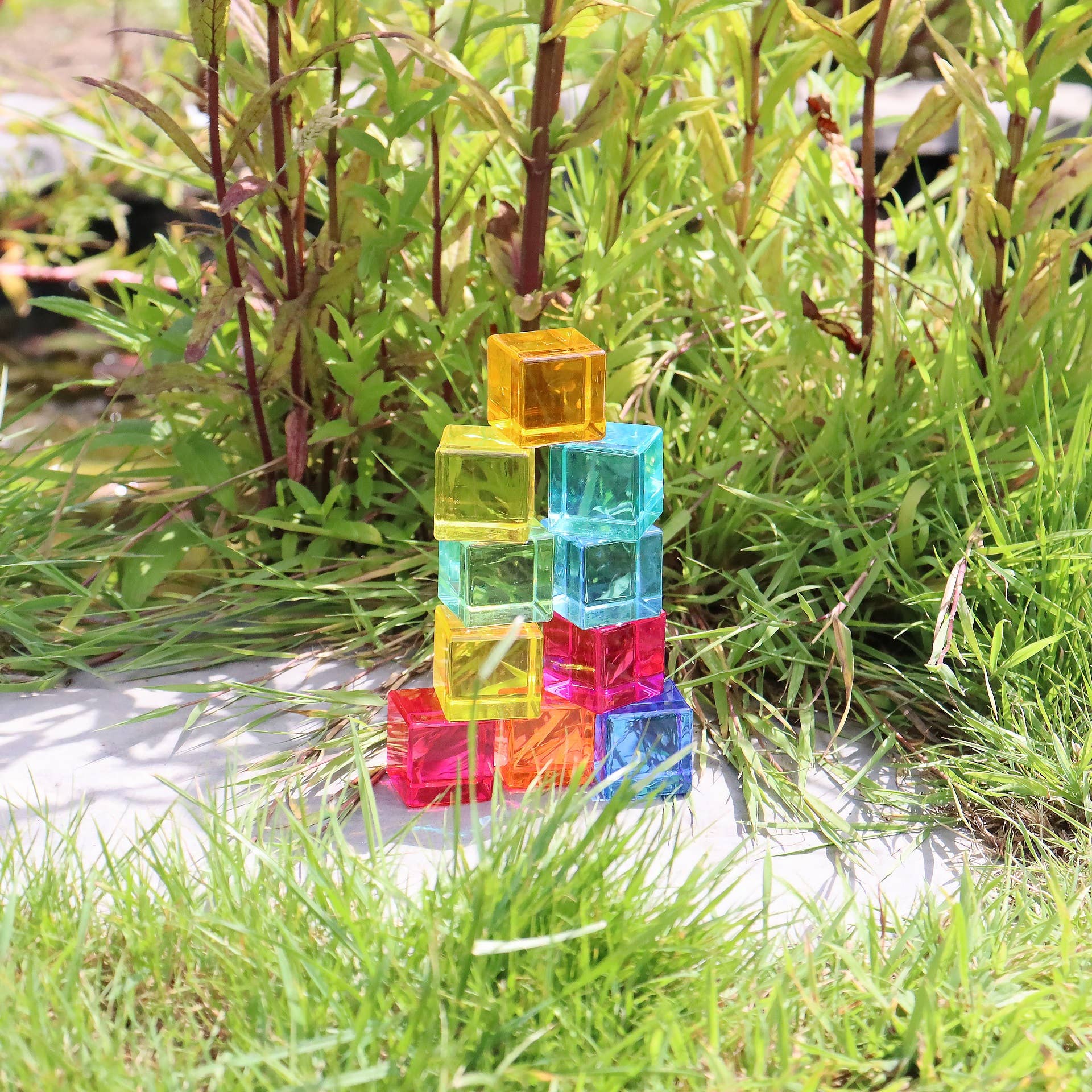 Gem Cubes  Stacking - Building - Gemstones