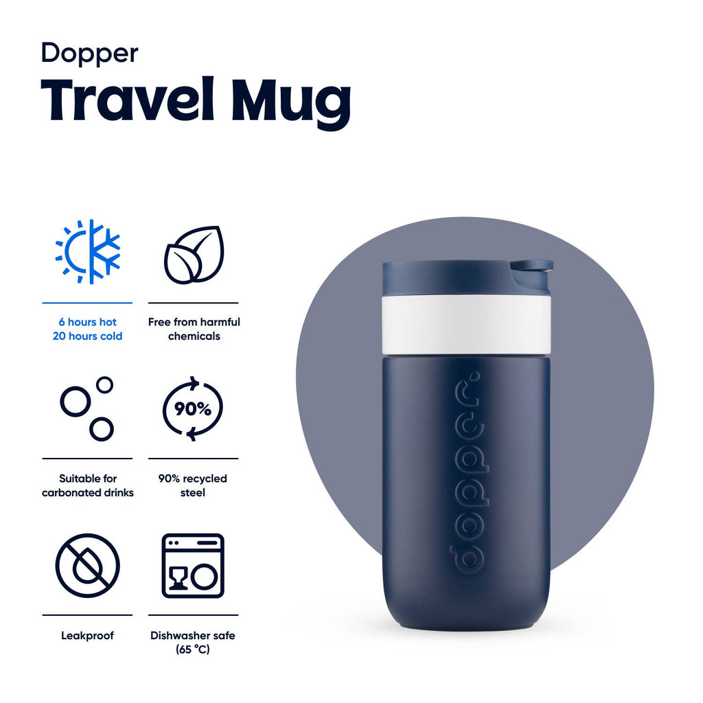 Dopper Travel Mug 300 ml - Breaker Blue