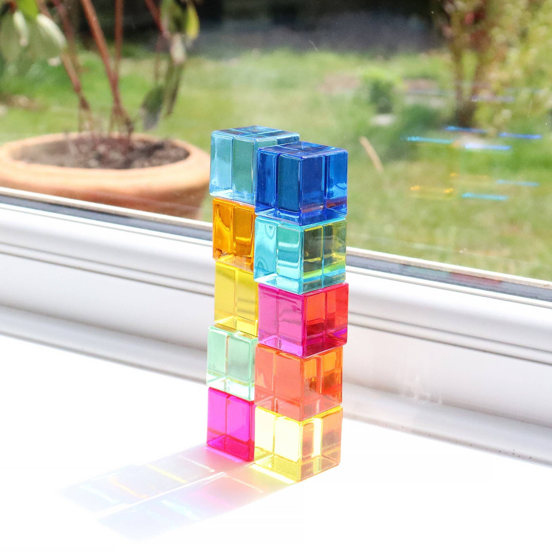 Gem Cubes  Stacking - Building - Gemstones
