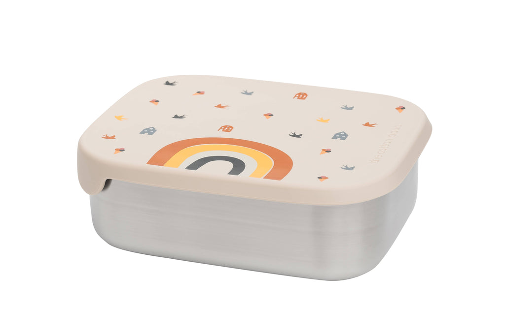 STAINLESS STEEL LUNCHBOX with compartments for KIDS Rainbow