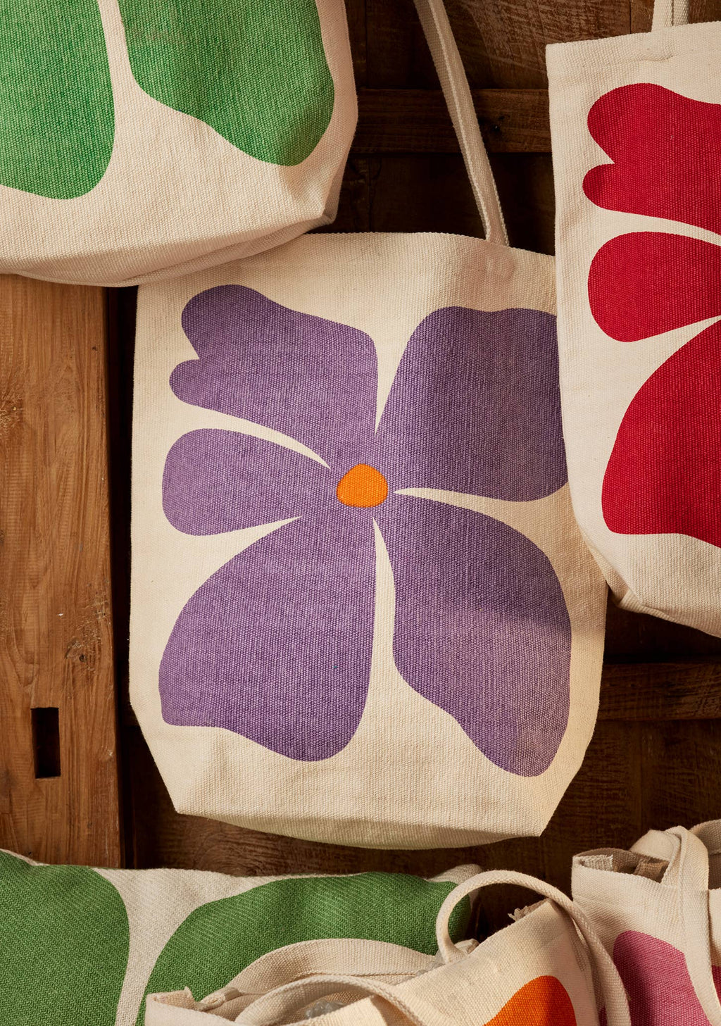 Bold Flower Tote Bag