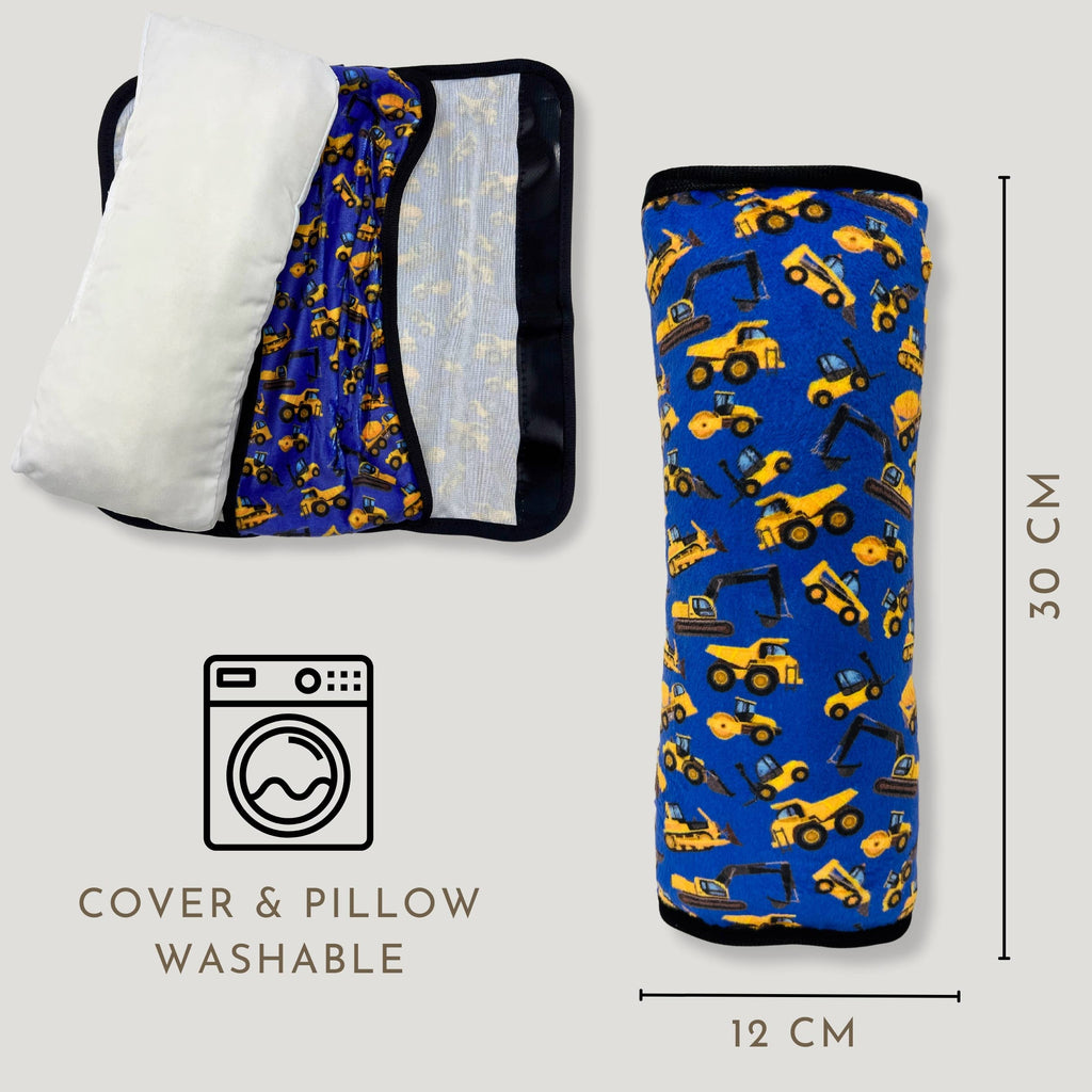 Car sleeping pillow construction vehicles
