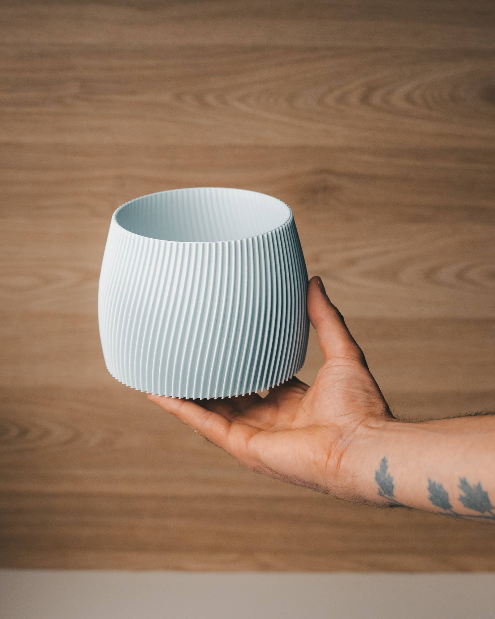 Geometric Planter - Pastel colors - 3D printed -Plant based