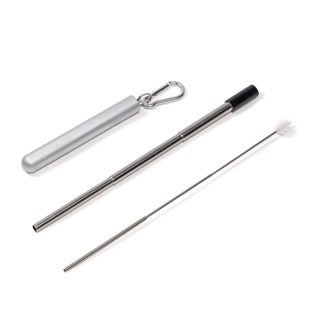 Leafera_Collapsible straw with cleaning brush
