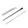 Leafera_Collapsible straw with cleaning brush