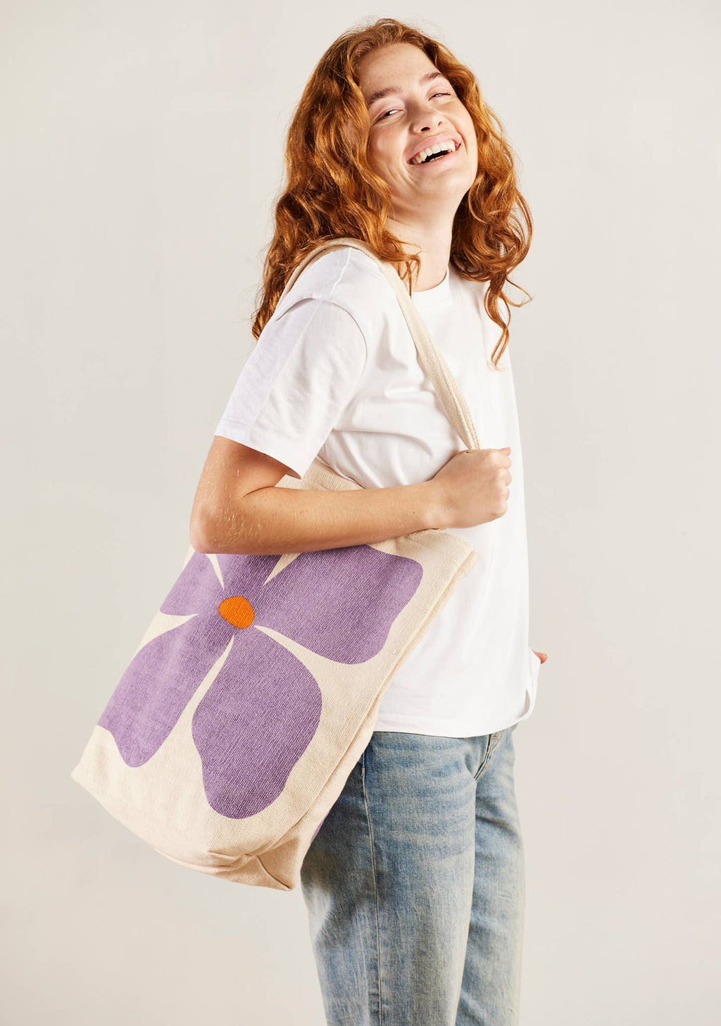 Bold Flower Tote Bag
