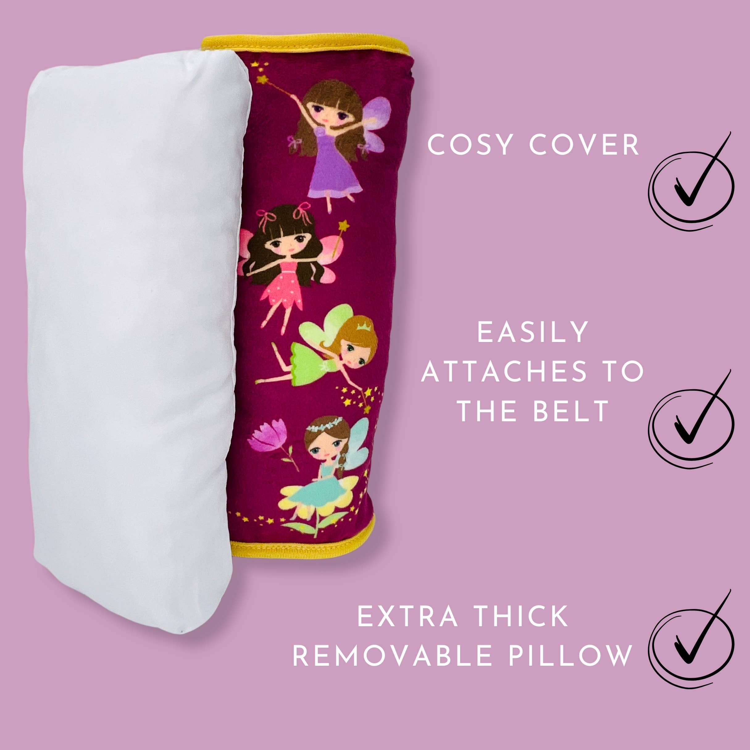 Car sleeping pillow fairy