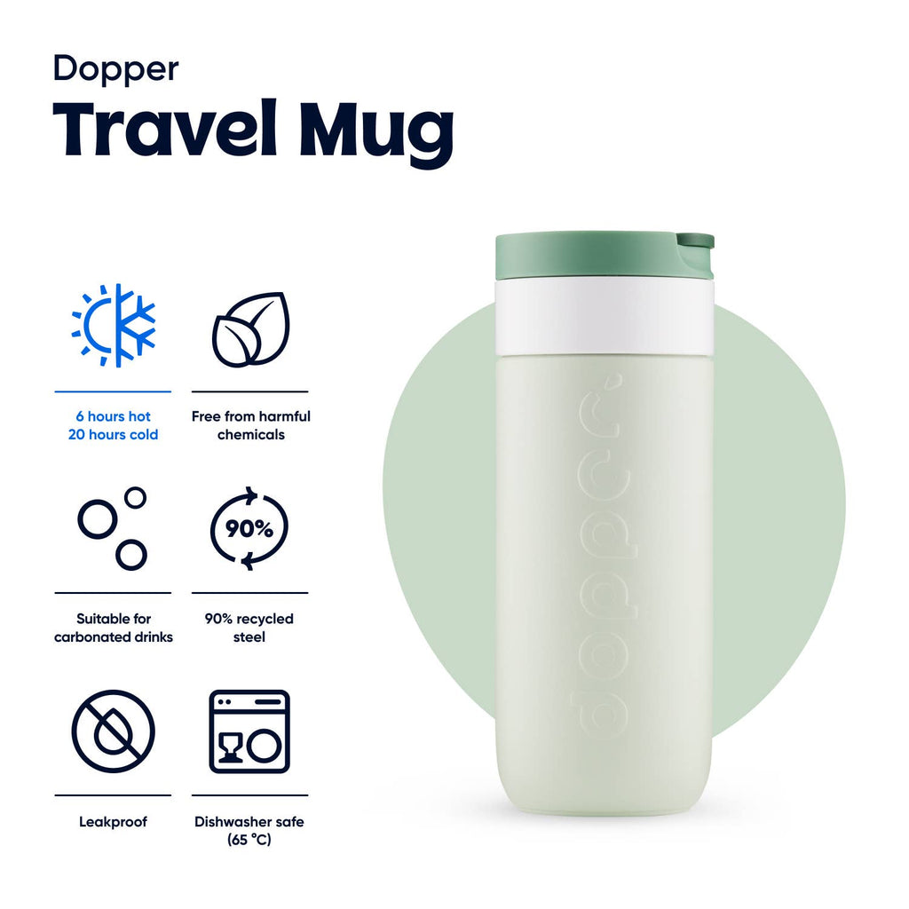 Dopper Travel Mug 400 ml - Forest Green