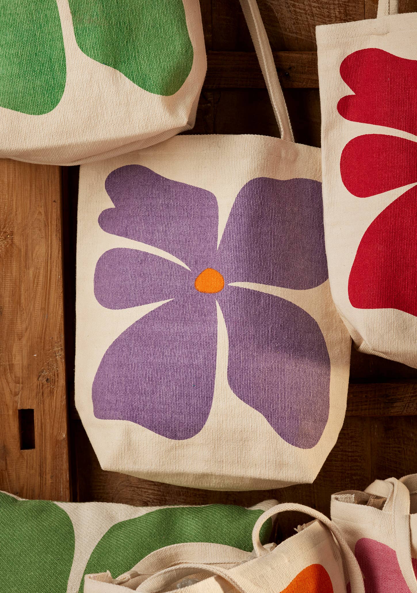 Bold Flower Tote Bag