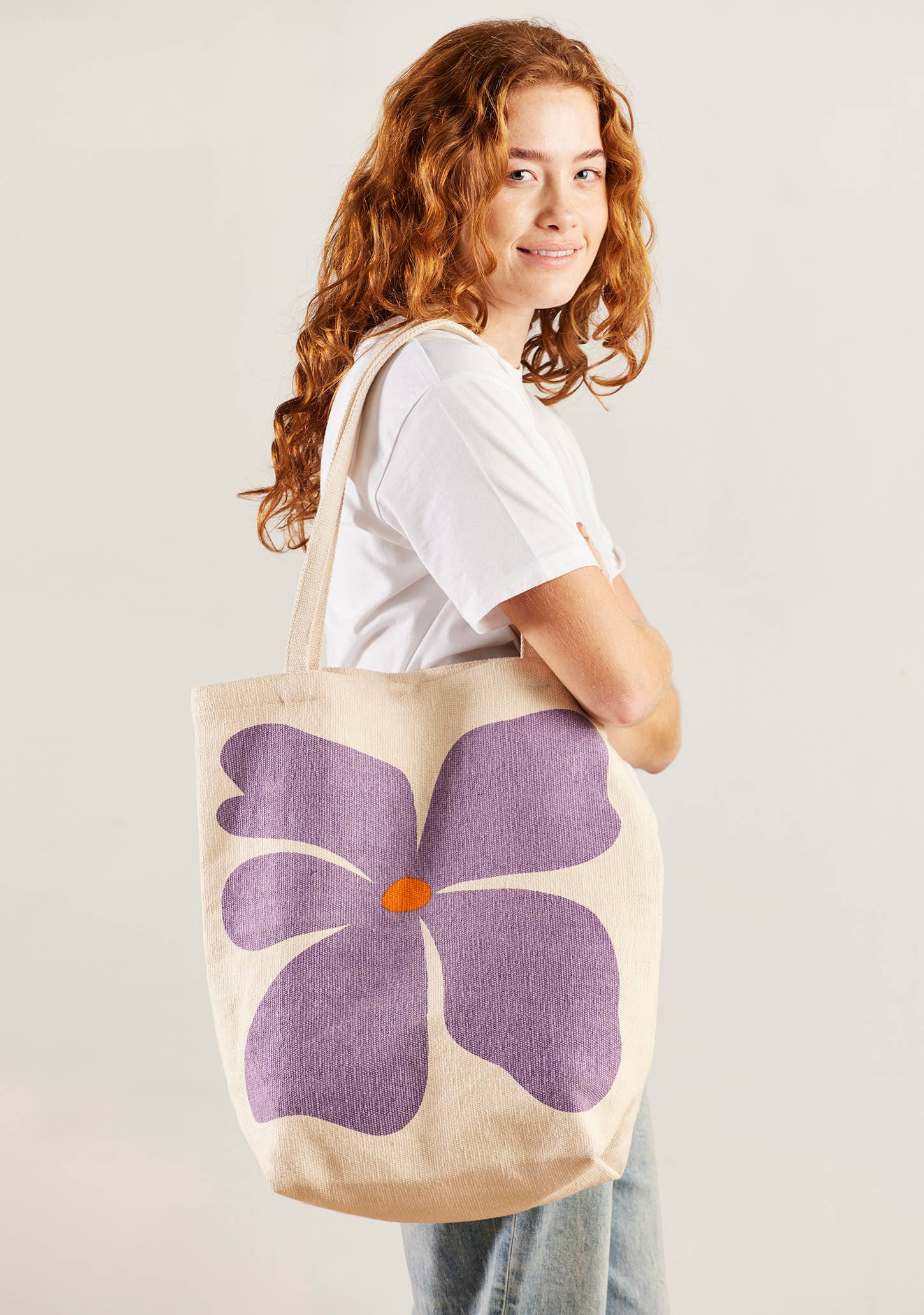 Bold Flower Tote Bag