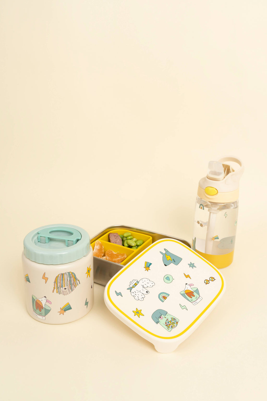 Insulated Stainless Steel Bottle for Kids Funky Dogs