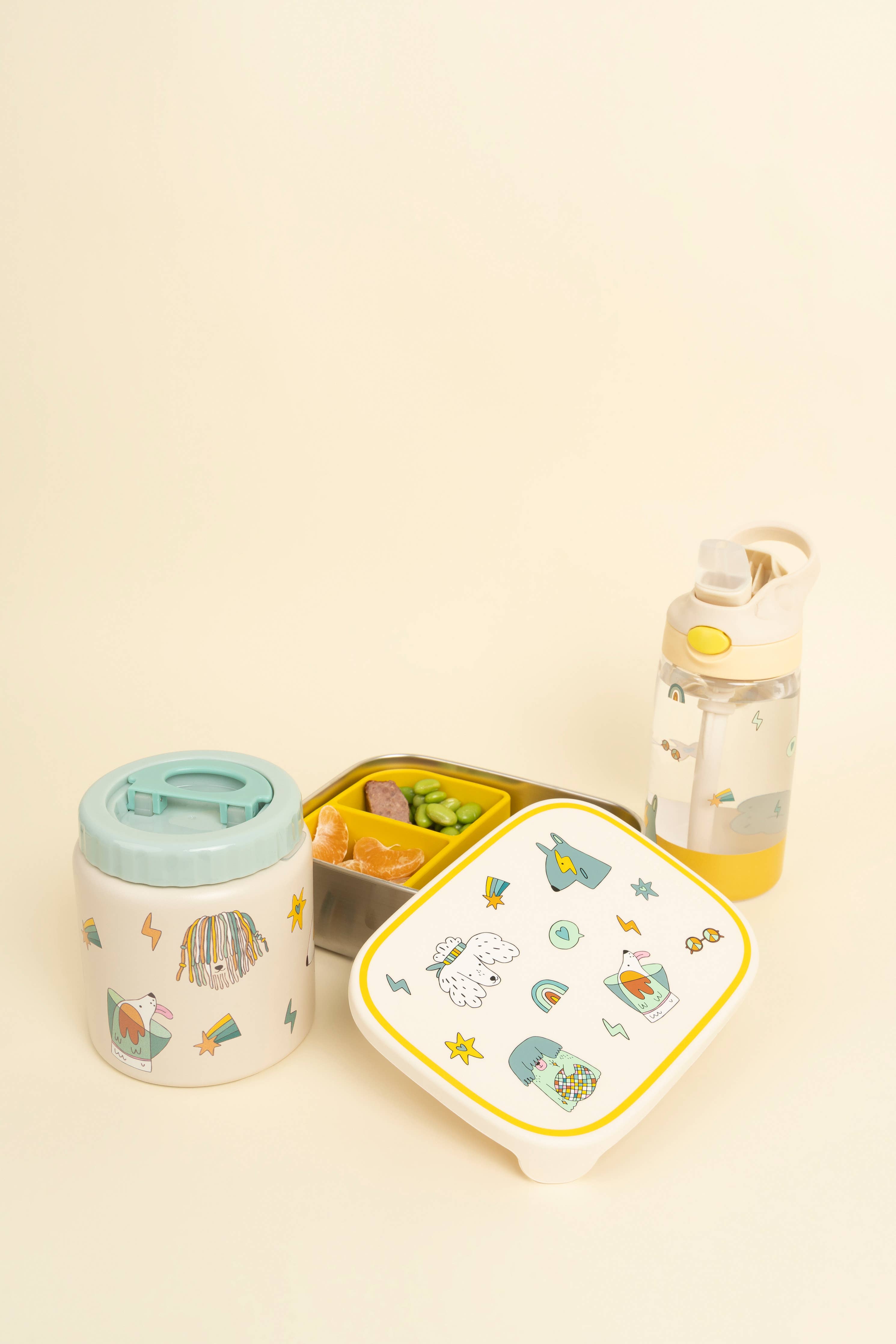 Insulated Stainless Steel Bottle for Kids Funky Dogs