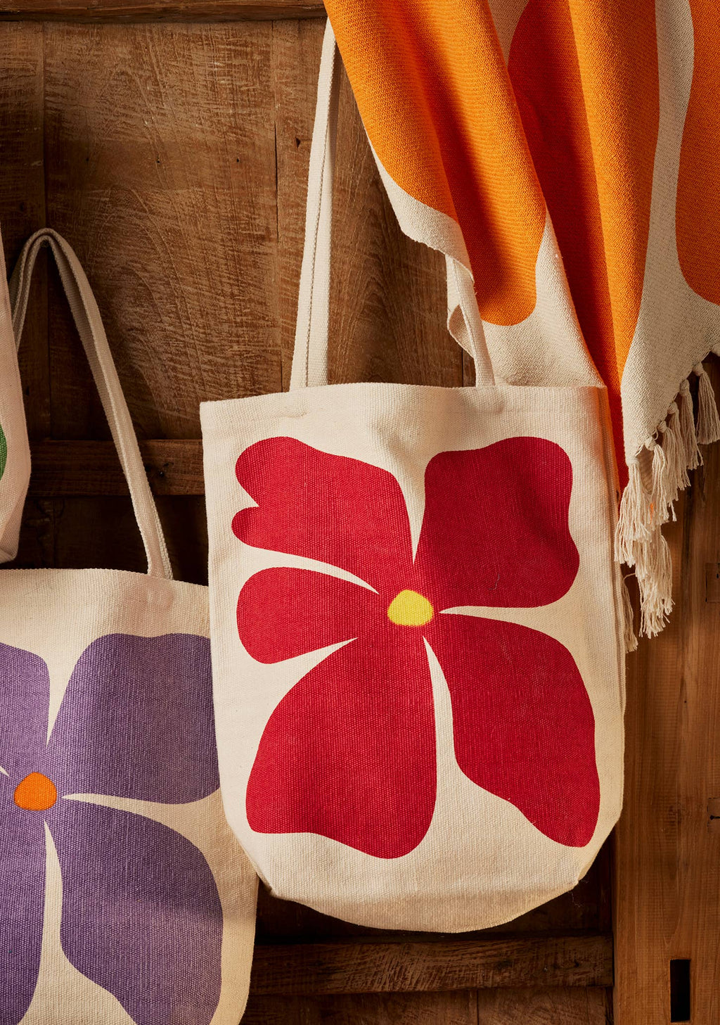 Bold Flower Tote Bag