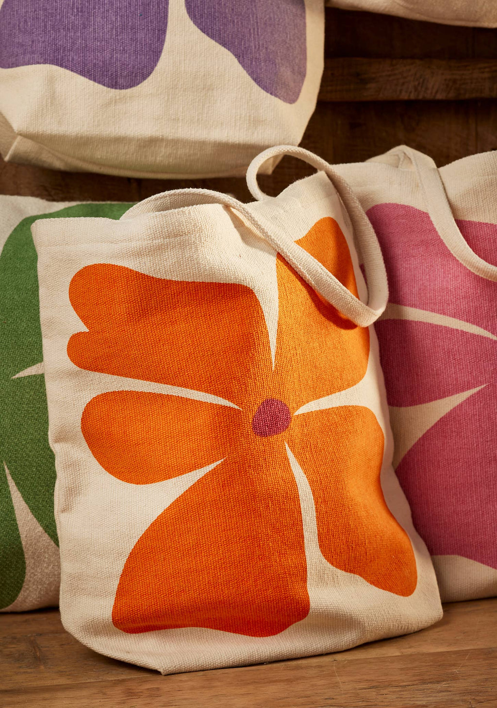 Bold Flower Tote Bag