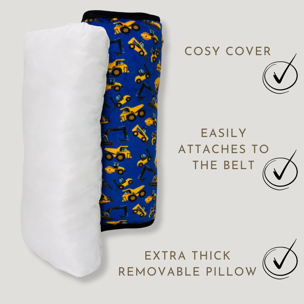 Car sleeping pillow construction vehicles