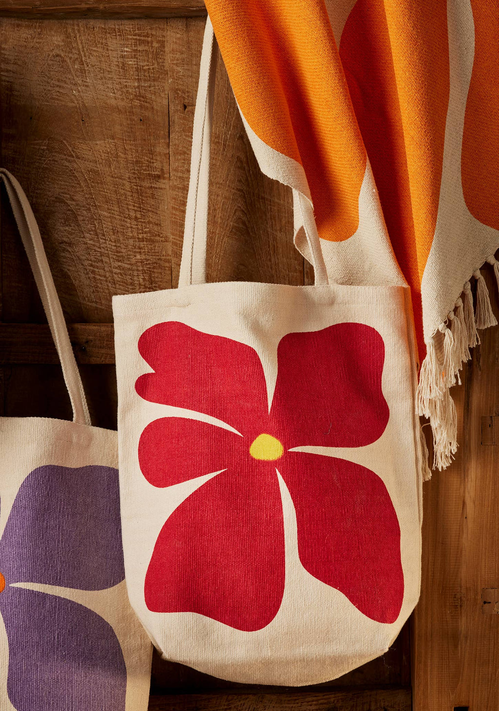 Bold Flower Tote Bag