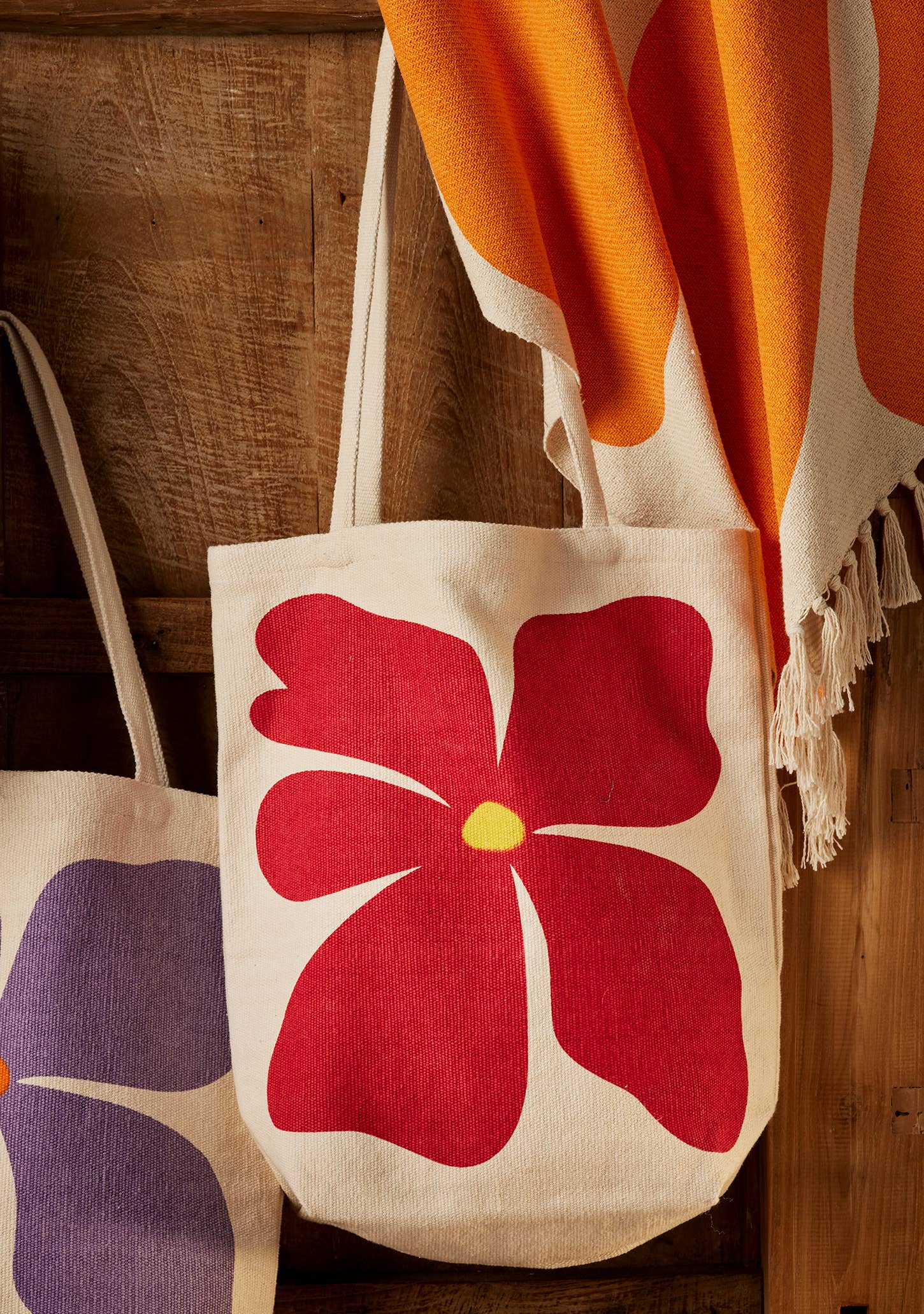 Bold Flower Tote Bag