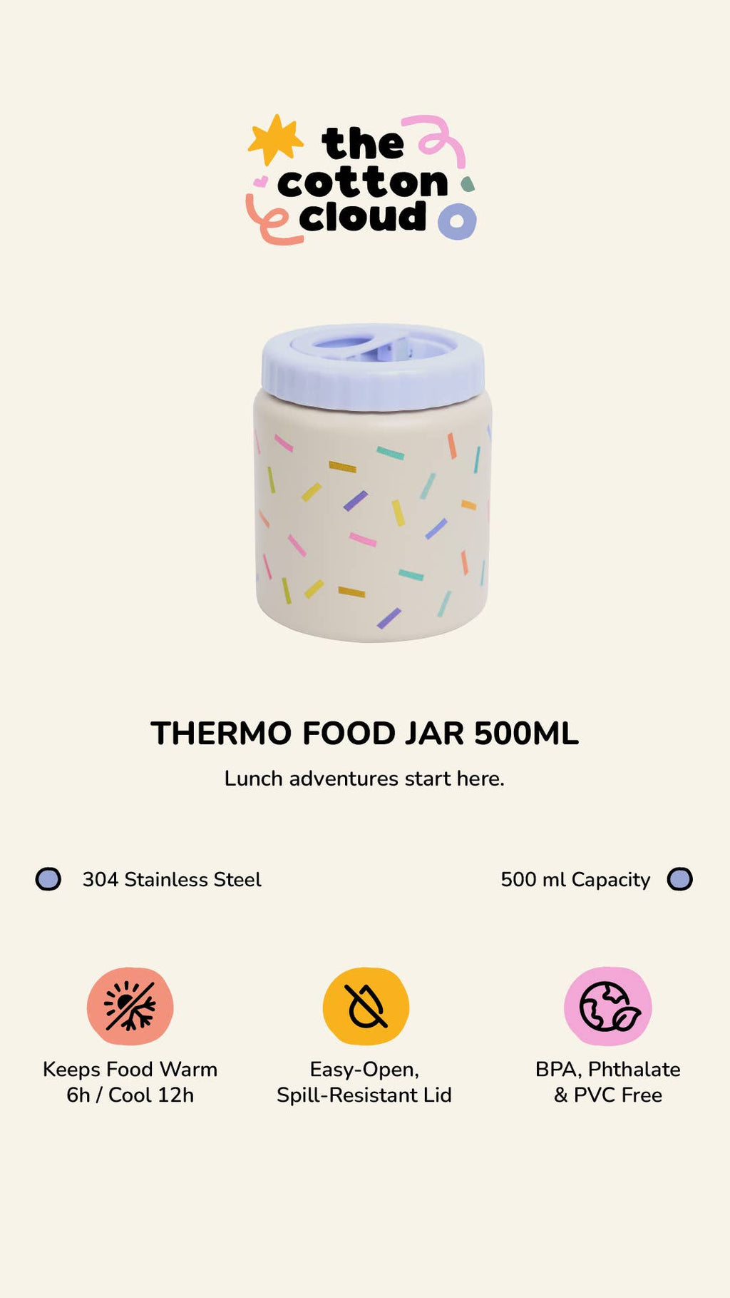 Thermo Food Jar Club Soleil 500ml