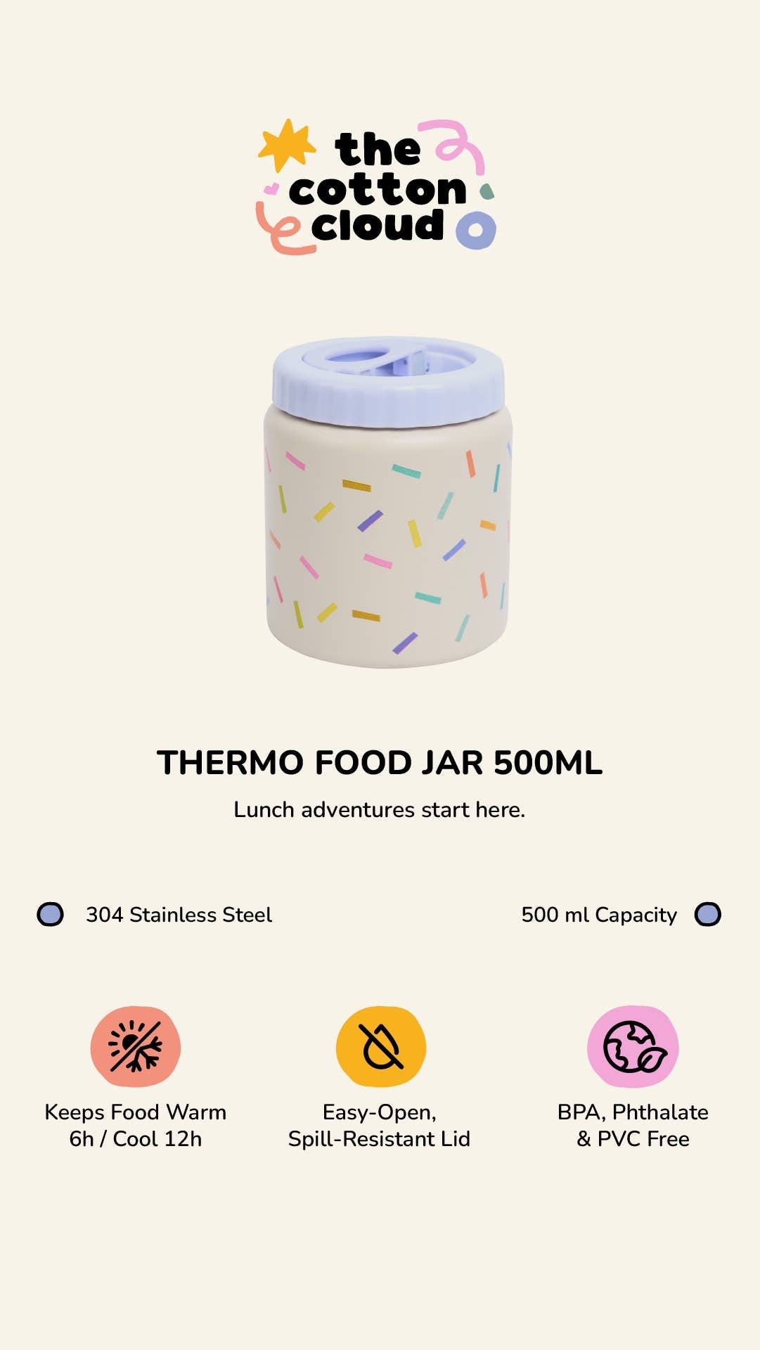 Thermo Food Jar Club Soleil 500ml
