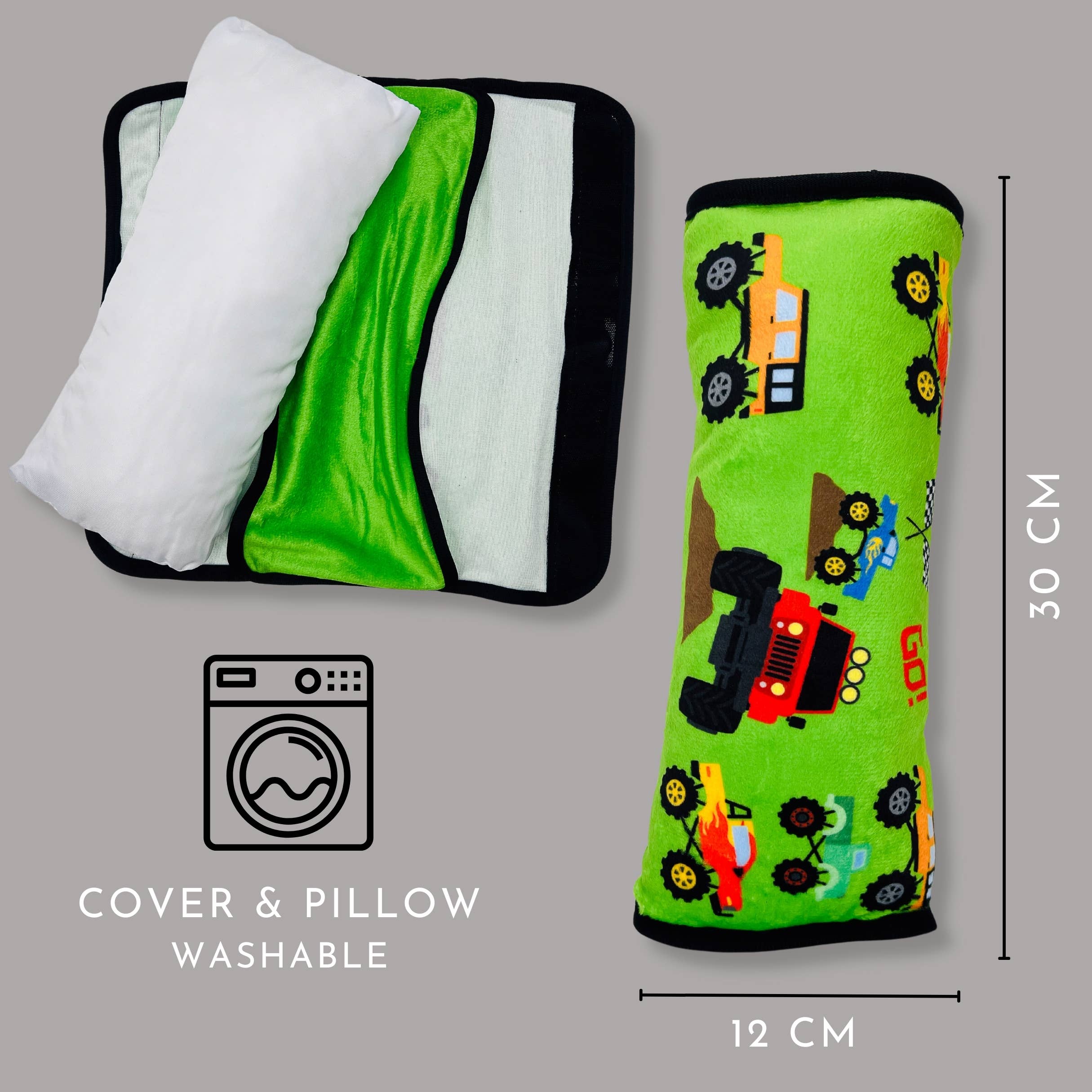 Car Sleeping Pillow - Monster Truck
