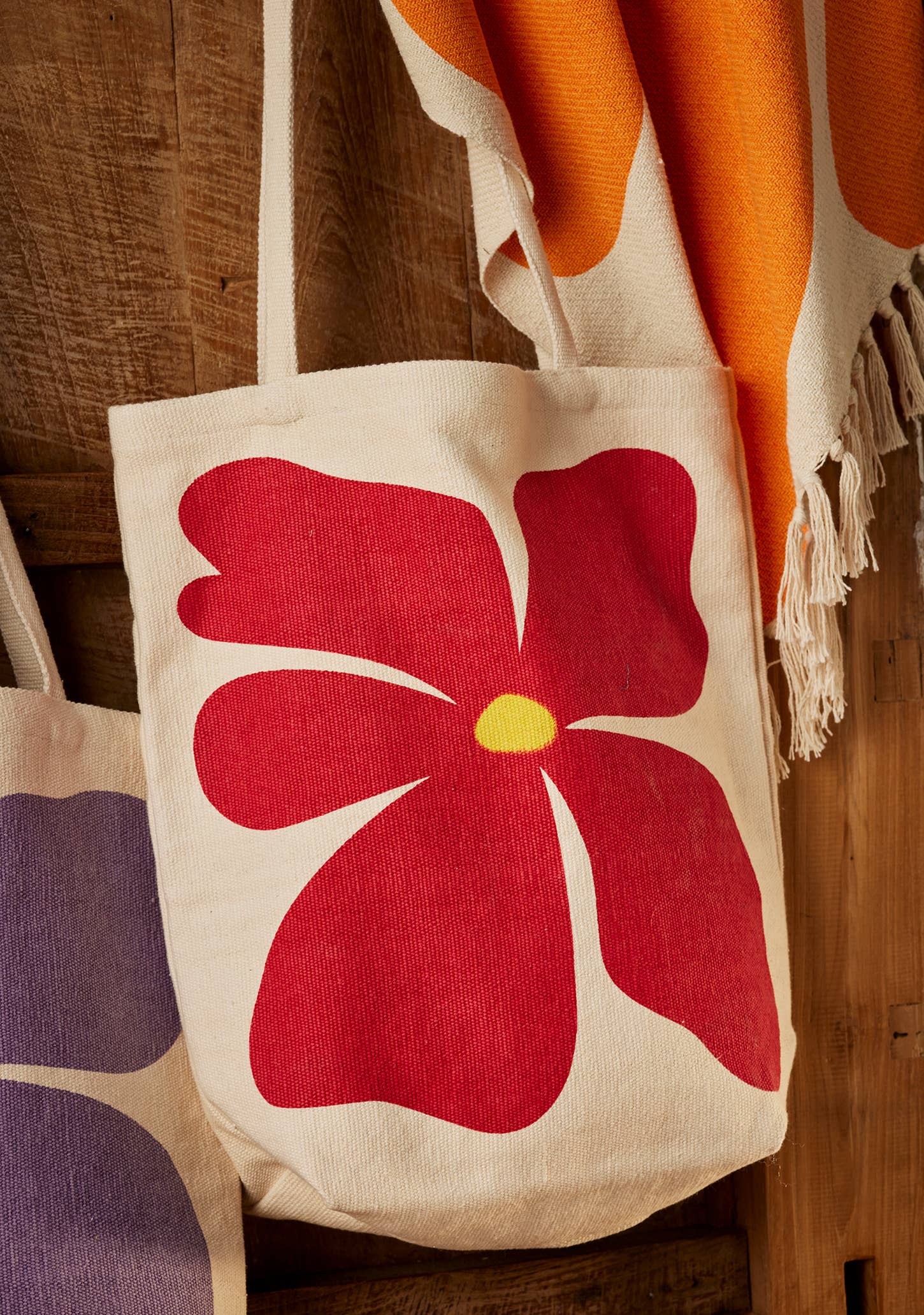 Bold Flower Tote Bag